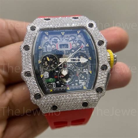 richard mille iced out offset